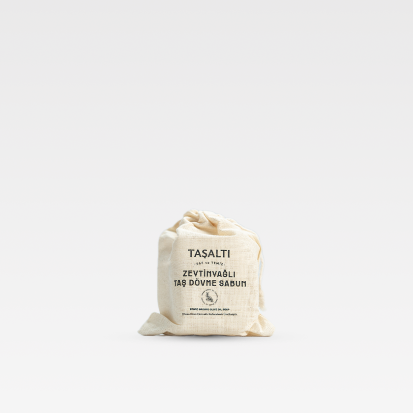 ZEYTİNYAĞLI TAŞ DÖVME KESELİ SABUN 120 GR