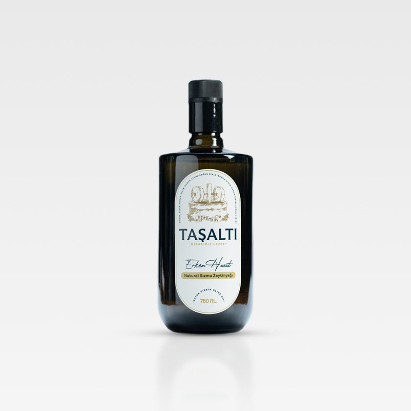 750 ML CAM ŞİŞE ERKEN HASAT ZEYTİN YAĞI-YENİ HASAT