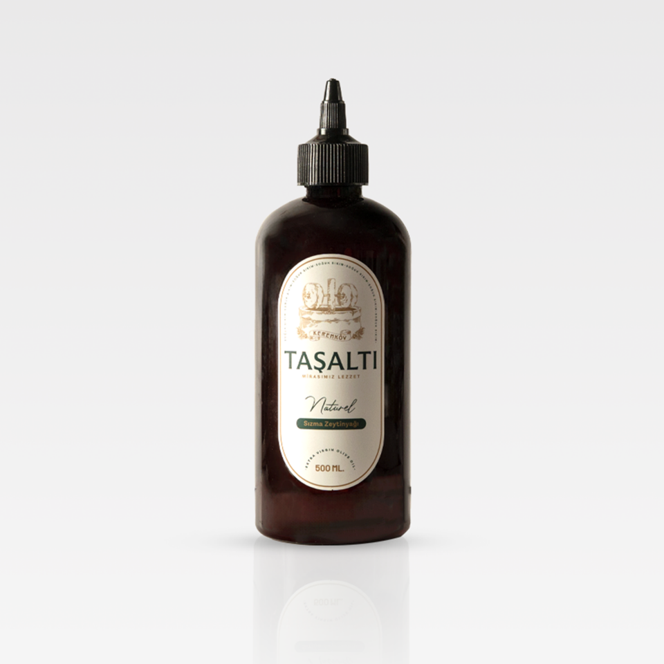 500 ML SIKILABİLİR PET ŞİŞE NATUREL SIZMA ZEYTİNYAĞI